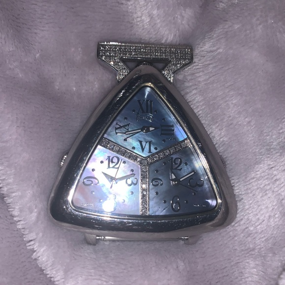 Diamond crossover watch.